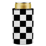 Large Checkerboard Stubby Cooler 2-Pack - Standard - 45-Degree Angle