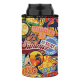 Vintage Summer Stubby Cooler 2-Pack - Standard - 45-Degree Angle