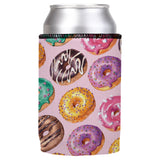 Donuts Go Nuts Stubby Cooler - Standard - Rear View