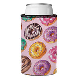 Donuts Go Nuts Stubby Cooler - Standard - Close-Up Angle
