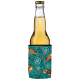 Sea Otters Chillin Stubby Cooler 2-Pack - Standard - Top-Down View