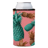 Mmm Pineapples Yummy Stubby Cooler - Standard - Top-Down View