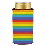 LGBTQ Pride Flag Stubby Cooler 2-Pack - Standard - 45-Degree Angle