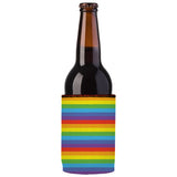 LGBTQ+ Pride Flag Stubby Cooler - Standard - 45-Degree Angle