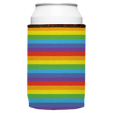 LGBTQ+ Pride Flag Stubby Cooler - Standard - Rear View