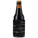 Digital Pixel Black Camo Stubby Cooler 2-Pack - Standard - Top-Down View