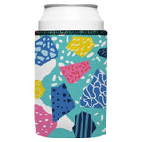 80s Abstract Stubby Cooler 2-Pack - Standard - Top-Down View