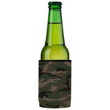 Green Camo Dot Pattern Stubby Cooler 2-Pack - Standard - Side View
