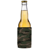 Green Camo Dot Pattern Stubby Cooler 2-Pack - Standard - Top-Down View