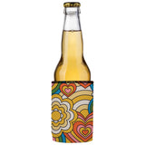 60s Hearts Stubby Cooler 2-Pack - Standard - Top-Down View