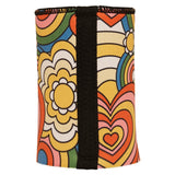 60s Hearts Stubby Cooler - Standard - Top-Down View