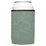 Topographic Map Stubby Cooler 2-Pack - Standard - 45-Degree Angle