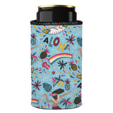 Surfing Aloha Stubby Cooler 2-Pack - Standard - 45-Degree Angle