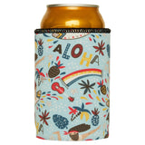 Surfing Aloha Stubby Cooler - Standard - 45-Degree Angle