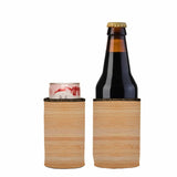 Wood Grain Stubby Cooler 2-Pack - Standard