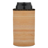 Wood Grain Stubby Cooler - Standard - 45-Degree Angle