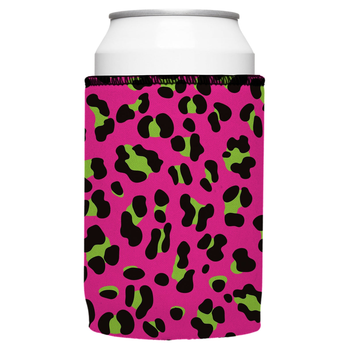 80s Leopard Print Stubby Cooler 2-Pack - Standard