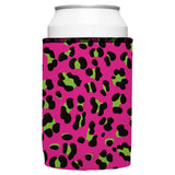 80s Leopard Print Stubby Cooler - Standard - Rear View