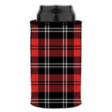 Scottish Tartan Plaid Stubby Cooler 2-Pack - Standard - 45-Degree Angle