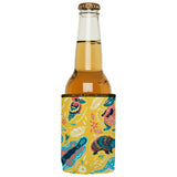 Australian Animals Stubby Cooler - Standard - Top-Down View