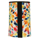 Rainbow Spiral Tie-Dye Stubby Cooler - Standard - Top-Down View