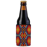 Huichol Beading Stubby Cooler 2-Pack - Standard - Side View