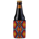 Huichol Beading Stubby Cooler - Standard - 45-Degree Angle