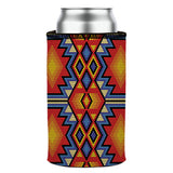 Huichol Beading Stubby Cooler - Standard - Close-Up Angle