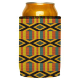 Ghana Kente Stubby Cooler - Standard - Rear View