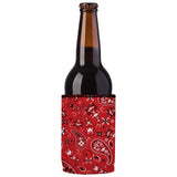 Red Bandana Stubby Cooler 2-Pack - Standard - Front View
