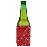 Red Bandana Stubby Cooler 2-Pack - Standard - Side View