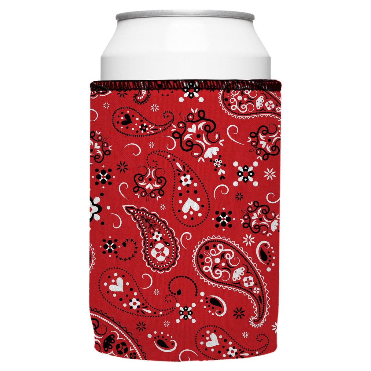 Red Bandana Stubby Cooler 2-Pack - Standard