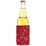 Red Bandana Stubby Cooler - Standard - Front View