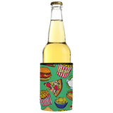 Burgers Junk Food Stubby Cooler 2-Pack - Standard - 45-Degree Angle