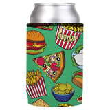Burgers Junk Food Stubby Cooler - Standard - Side View