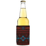 Brown Navajo Rug Stubby Cooler 2-Pack - Standard - 45-Degree Angle