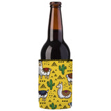 Llamas & Cactus Stubby Cooler 2-Pack - Standard - Front View