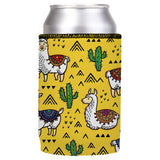 Llamas & Cactus Stubby Cooler 2-Pack - Standard - 45-Degree Angle