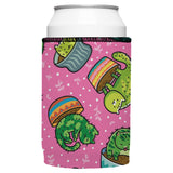 Cats in a Flowerpot Stubby Cooler 2-Pack - Standard - 45-Degree Angle