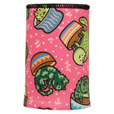 Cats in a Flowerpot Stubby Cooler - Standard - Side View