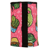 Cats in a Flowerpot Stubby Cooler - Standard - Top-Down View