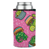 Cats in a Flowerpot Stubby Cooler - Standard - 45-Degree Angle