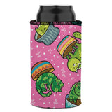 Cats in a Flowerpot Stubby Cooler - Standard - Rear View