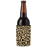 Leopard Print Stubby Cooler 2-Pack - Standard - Front View