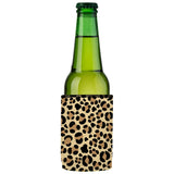 Leopard Print Stubby Cooler 2-Pack - Standard - Side View