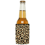 Leopard Print Stubby Cooler - Standard - Front View