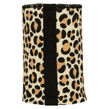 Leopard Print Stubby Cooler - Standard - Top-Down View