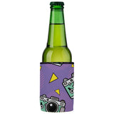 Cameras Shoot People Stubby Cooler - Standard - 45-Degree Angle