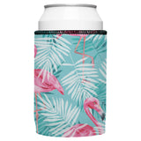 Pink Flamingos Stubby Cooler 2-Pack - Standard - Top-Down View
