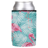 Pink Flamingos Stubby Cooler - Standard - 45-Degree Angle